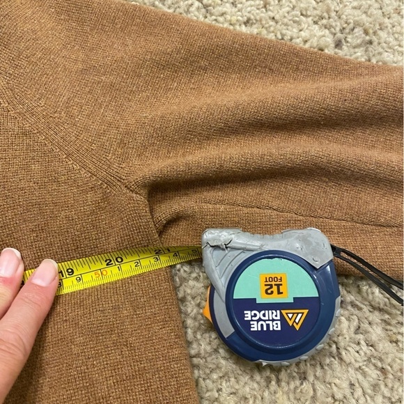 J.Crew Women’s Chelsea Open Front Cardigan Sweater Tan Size S - Picture 4 of 7